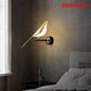 DDSANDIR Bird Design Lighting Wall Lamps Modern Bird Light LED Wall Light Fixtures Rotating Bedroom Bedside Lamp Living Room