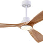Ceiling Fan with Lights, 42'' Wood Ceiling Fan with Remote Control, Automatic Memory and Dimmable 3 Color Light / 6-Speed/Timing/Reversible. Bedroom ceilig Fan,Qiuet DC Motor,Black+Dark Wood