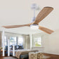 52" Wood Ceiling Fan with Lights Remote Control