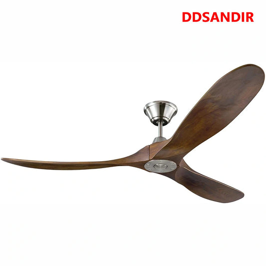 DDSANDIR Best Ceiling Fans with Remote Control in Brushed Body