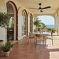 52Inch Farmhouse Black Ceiling Fan with Light and Remote Control