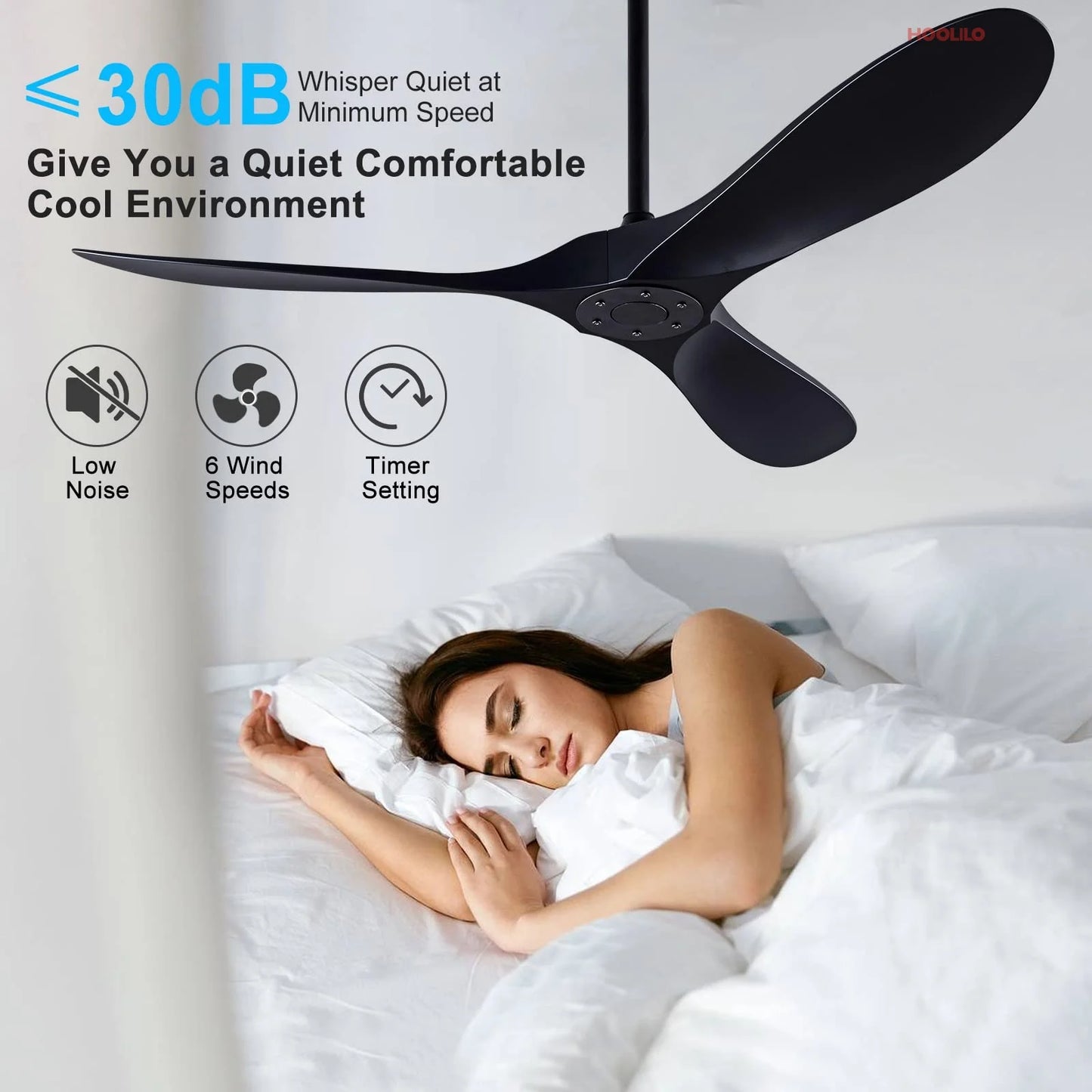 Big 60 Inch ABS Bland Ceiling Fan with LED DC Motor Remote Control ventiladores para casa