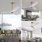 52 60 inch ABS Bland Ceiling Fan with LED Light Remote Control Motor 6 Speeds Ventiladores De Techo