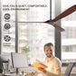 88inch Wood Ceiling Fan with LED Lights DC Motor 6 Speeds Ventiladores De Techo Con Luces Led