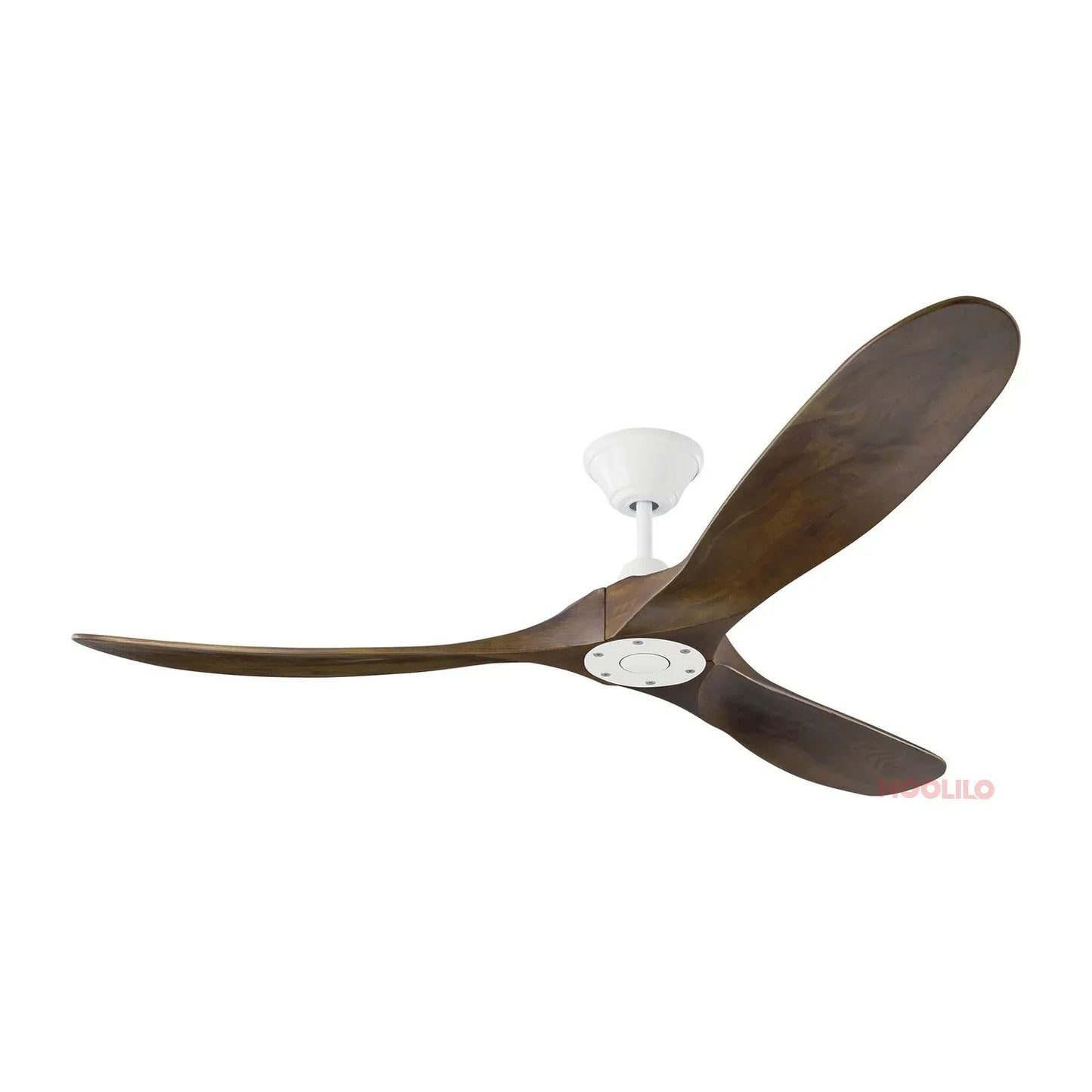 42 52 60 70 Inch DC 85V - 260V Motor 3 Wooden Blade  Decorative Ceiling Fan Ventilator Light Remote Control