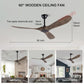 88inch Big Size Wood Ceiling Fan with LED Lights Remote Control DC Motor  Ventiladores De Techo